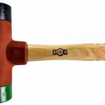 Lixie Dead Blow Hammer 38oz 2" Dia Aluminum Head Hickory Handle-0