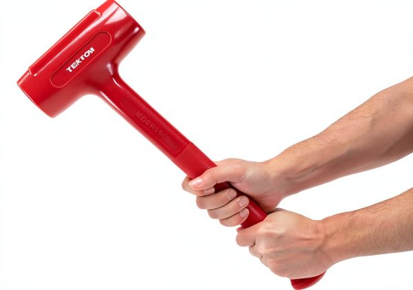 Dead Blow Sledge Hammer TEKTON 156 oz Red with Polyurethane Grip-5