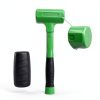 Grip 2 lb Deadblow Hammer Green Steel Shot Head with Cushioned Face-2