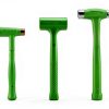 GRIP 3 pc Deadblow Multi-Purpose Hammer Set - 12 oz Brass Hammer, 1 lb Ball Peen Hammer, 1/2 lb Deadblow Mallet - Metal Shaping - Home, Garage, Workshop-1