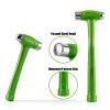 GRIP 3 pc Deadblow Multi-Purpose Hammer Set - 12 oz Brass Hammer, 1 lb Ball Peen Hammer, 1/2 lb Deadblow Mallet - Metal Shaping - Home, Garage, Workshop-4