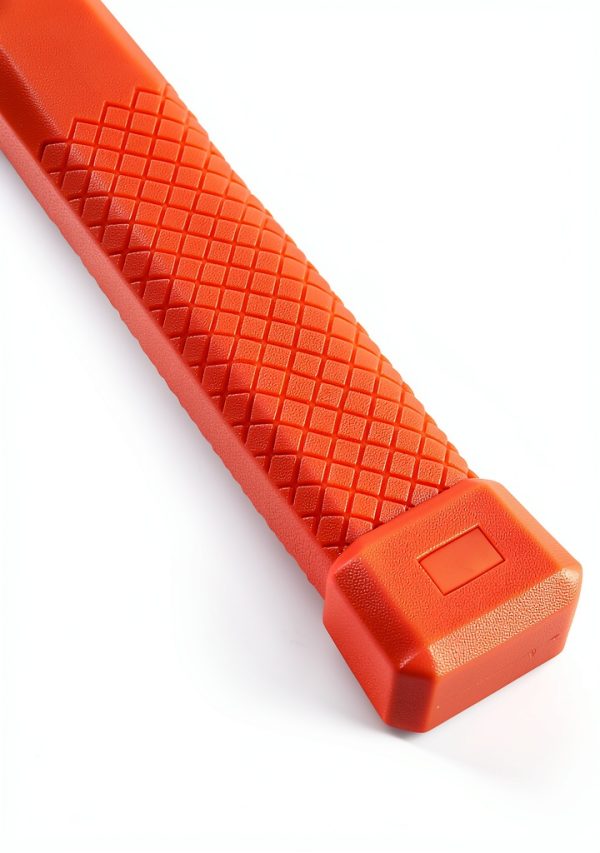MAXPOWER Dead Blow Hammer, 5 LB dead Blow Mallet with Checkered Grip Handle, Spark and Rebound Resistant - Orange-3