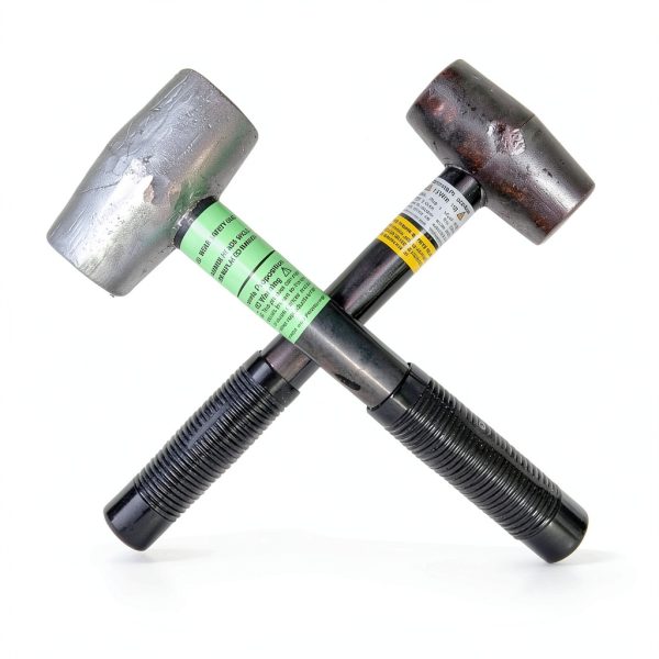 Dead Blow Hammer RotoMetals 5lb Lead with Ergonomic Alloy Steel Handle-4