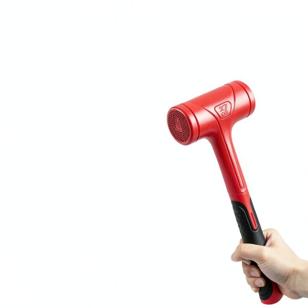 YIYITOOLS Dead Blow Hammer Set, 3 Piece/16oz(1LB),27oz(1.5LB),45oz(3LB),Red and Black, Shockproof Design, No Rebound Mallet Unibody Molded Checkered Grip Spark and Rebound Resistant (YY-3-013)-2