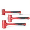 YIYITOOLS Dead Blow Hammer Set, 3 Piece/16oz(1LB),27oz(1.5LB),45oz(3LB),Red and Black, Shockproof Design, No Rebound Mallet Unibody Molded Checkered Grip Spark and Rebound Resistant (YY-3-013)-1