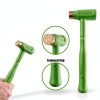 GRIP 3 pc Deadblow Multi-Purpose Hammer Set - 12 oz Brass Hammer, 1 lb Ball Peen Hammer, 1/2 lb Deadblow Mallet - Metal Shaping - Home, Garage, Workshop-2