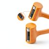 YIYITOOLS 4LB Dead Blow Hammer, Heavy Duty Unibody Molded, Dead-Blow with Steel Ball Shot Filled Head, Ergonomic Checkered Grip, Spark and Rebound Resistant, Orange, Ideal for DIY, Automotive-2