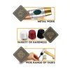 SE 5-IN-1 Dual Interchangeable Hammer - Threaded Copper, Brass Faces - 9-inch Gunsmithing Hammer - 8355HH-3