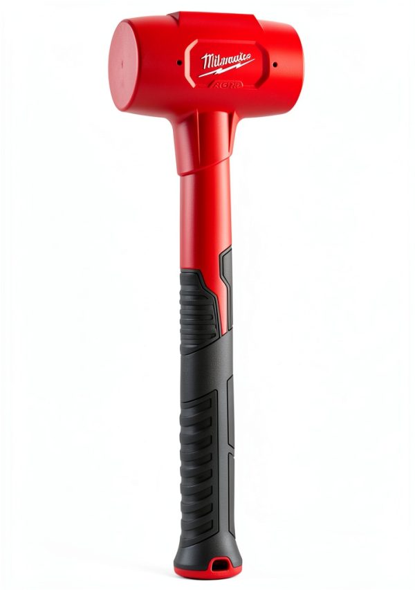 Milwaukee Dead Blow Hammer 48 Oz Tool Vibration Reduced Steel Head-0
