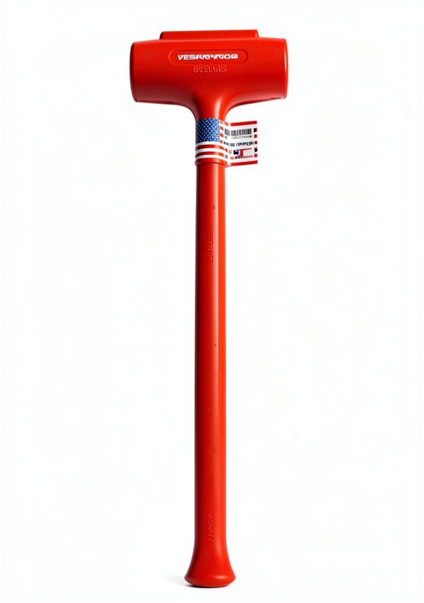 Polyurethane Dead Blow Hammer (144 oz, Red)-0