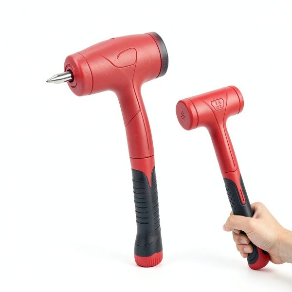 YIYITOOLS Dead Blow Hammer Set, 3 Piece/16oz(1LB),27oz(1.5LB),45oz(3LB),Red and Black, Shockproof Design, No Rebound Mallet Unibody Molded Checkered Grip Spark and Rebound Resistant (YY-3-013)-4