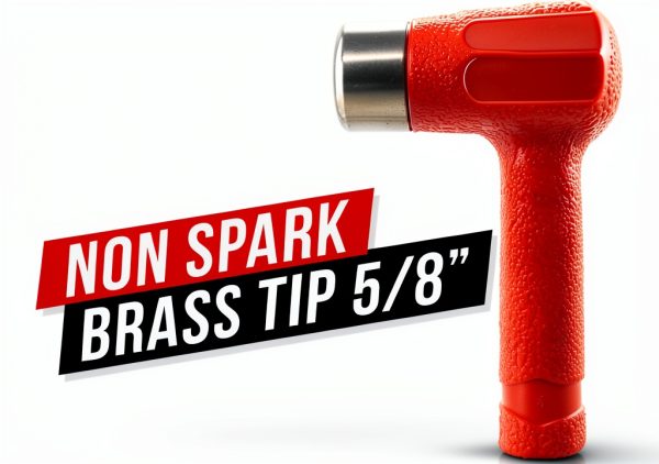 Dead Blow Hammer 1.5lb TuffMan Tools – Brass Dual‑Head Spark‑Resistant-4