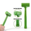 GRIP 3 pc Deadblow Multi-Purpose Hammer Set - 12 oz Brass Hammer, 1 lb Ball Peen Hammer, 1/2 lb Deadblow Mallet - Metal Shaping - Home, Garage, Workshop-3