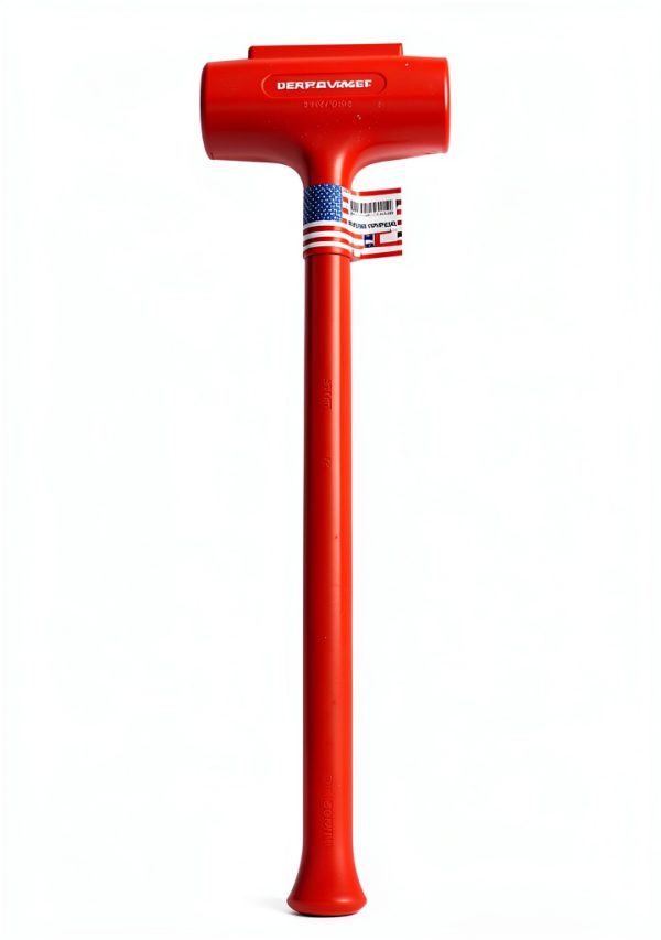 Polyurethane Dead Blow Hammer (144 oz, Red)-2