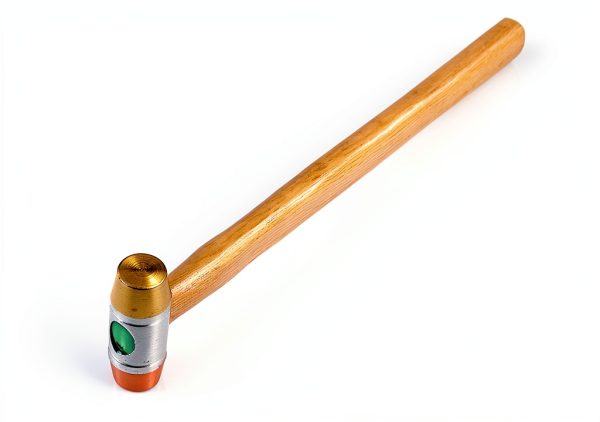 SE 5-IN-1 Dual Interchangeable Hammer - Threaded Copper, Brass Faces - 9-inch Gunsmithing Hammer - 8355HH-7