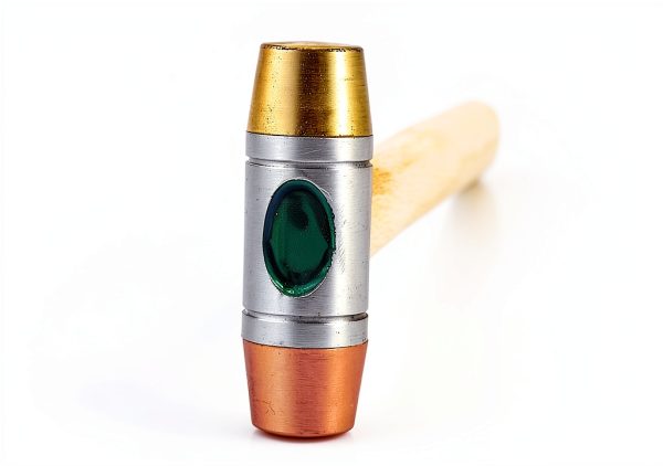 SE 5-IN-1 Dual Interchangeable Hammer - Threaded Copper, Brass Faces - 9-inch Gunsmithing Hammer - 8355HH-8